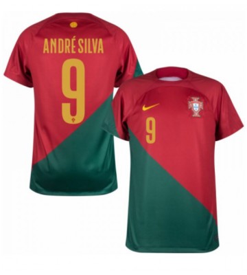 Portugal Andre Silva #9 Replika Hjemmebanetrøje VM 2022 Kortærmet